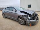 2018 Hyundai Elantra Sel Gray vin: 5NPD84LF0JH254264
