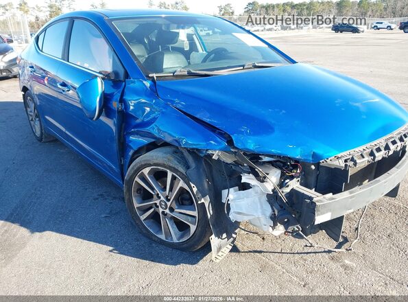 5NPD84LF4HH114339 2017 HYUNDAI ELANTRA Синий Вид спереди