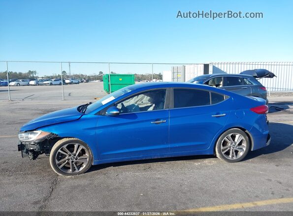 5NPD84LF4HH114339 2017 HYUNDAI ELANTRA Синий 