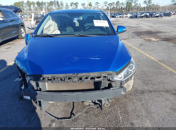 5NPD84LF4HH114339 2017 HYUNDAI ELANTRA Синий Вид задней части салона