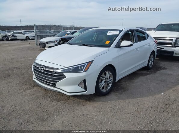 5NPD84LF5KH414625 2019 HYUNDAI ELANTRA White Передня ліва чверть