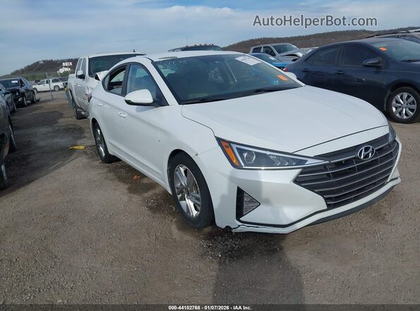 5NPD84LF5KH414625 2019 HYUNDAI ELANTRA White Передня права чверть