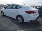 2019 Hyundai Elantra Sel White vin: 5NPD84LF5KH414625