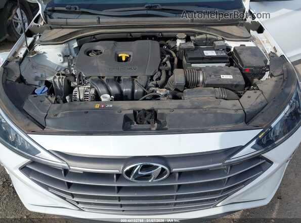 5NPD84LF5KH414625 2019 HYUNDAI ELANTRA White Вид ззаду