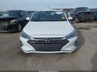 2019 Hyundai Elantra Sel White vin: 5NPD84LF5KH414625