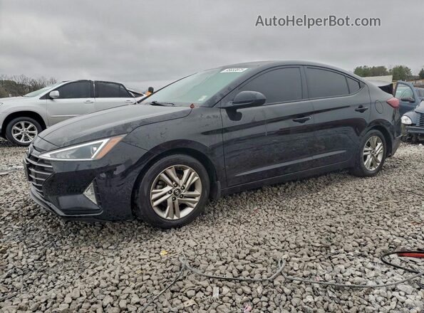 5NPD84LF9KH439110 2019 HYUNDAI ELANTRA Black Przód lewy