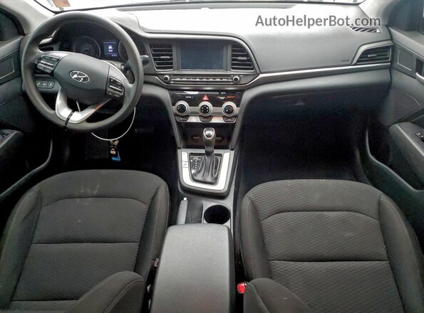 5NPD84LF9KH439110 2019 HYUNDAI ELANTRA Black Widok deski rozdzielczej