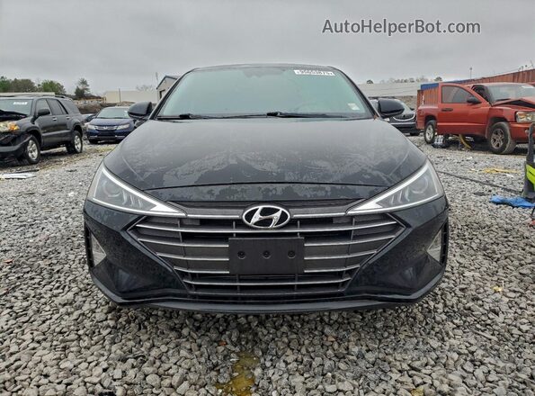 5NPD84LF9KH439110 2019 HYUNDAI ELANTRA Black Widok z przodu
