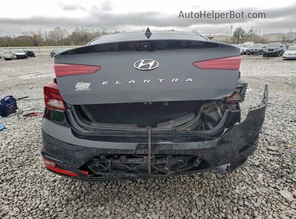 5NPD84LF9KH439110 2019 HYUNDAI ELANTRA Black Widok z tyłu