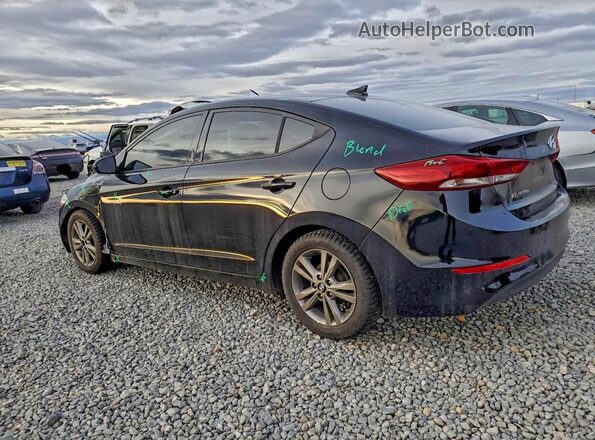 5NPD84LFXHH028985 2017 HYUNDAI ELANTRA Черный Задняя левая четверть