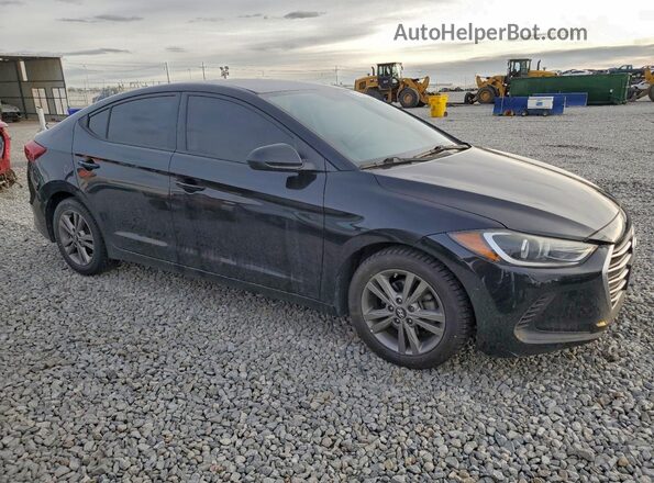 5NPD84LFXHH028985 2017 HYUNDAI ELANTRA Черный Передняя правая четверть