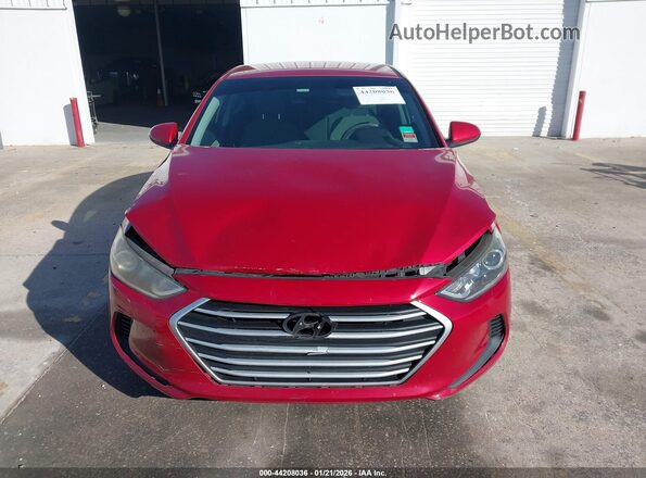 5NPD84LFXJH223118 2018 HYUNDAI ELANTRA Красный Вид щитка приборов