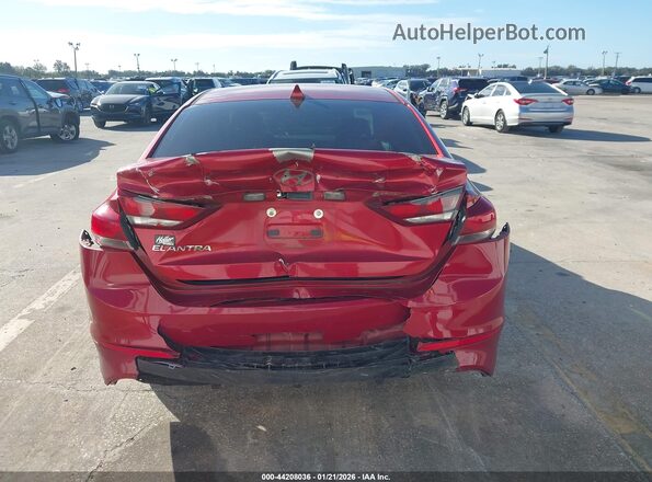 5NPD84LFXJH223118 2018 HYUNDAI ELANTRA Красный 