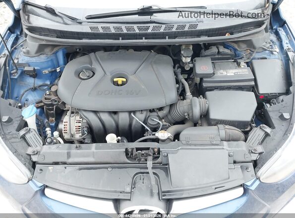 5NPDH4AE4GH795949 2016 HYUNDAI ELANTRA Blue Vista trasera