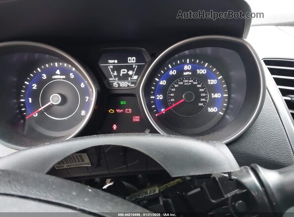 5NPDH4AE4GH795949 2016 HYUNDAI ELANTRA Blue Vista de los asientos traseros