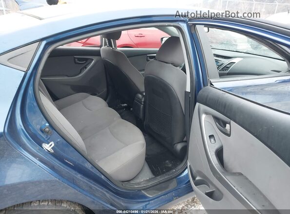5NPDH4AE4GH795949 2016 HYUNDAI ELANTRA Blue Vista de la etiqueta del VIN
