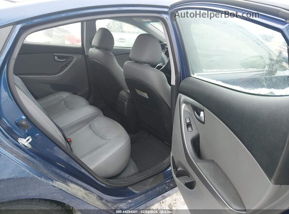5NPDH4AE6GH742895 2016 HYUNDAI ELANTRA Blue Widok naklejki z numerem VIN