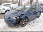 2016 Hyundai Elantra Limited Blue vin: 5NPDH4AE6GH742895