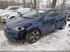 2016 Hyundai Elantra Limited Blue vin: 5NPDH4AE6GH742895