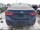 2016 Hyundai Elantra Limited Blue vin: 5NPDH4AE6GH742895