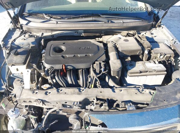 5NPE24AF0HH475396 2017 HYUNDAI SONATA Blue Widok z tyłu