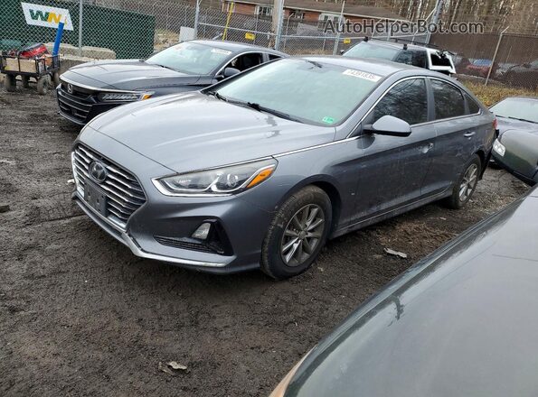 5NPE24AF2JH698139 2018 HYUNDAI SONATA Gray Przód lewy