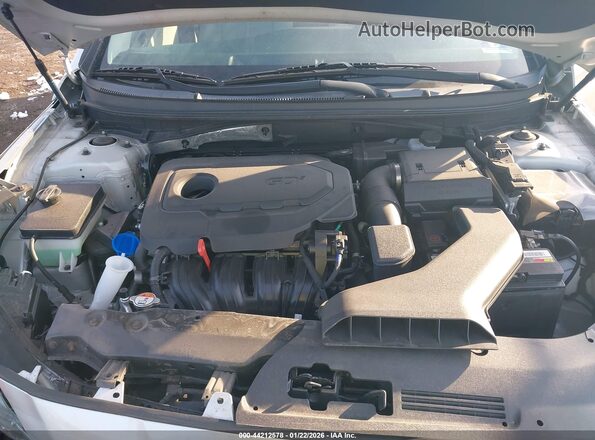 5NPE24AF2KH818023 2019 HYUNDAI SONATA Серебряный Вид сзади