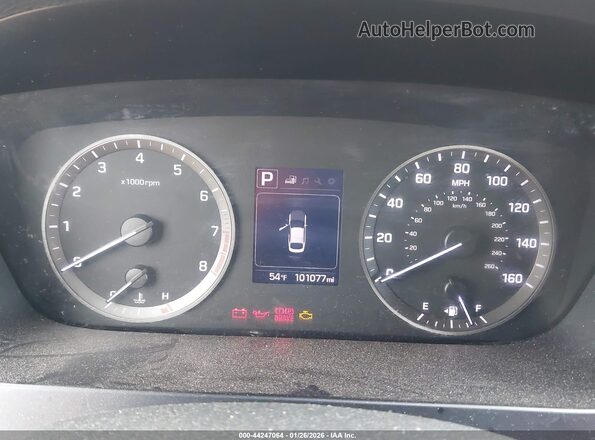 5NPE24AF3GH291018 2016 HYUNDAI SONATA Черный Вид задних сидений
