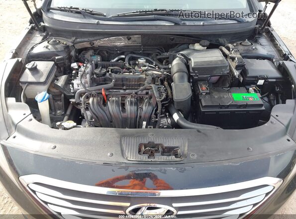 5NPE24AF3GH291018 2016 HYUNDAI SONATA Черный Вид сзади