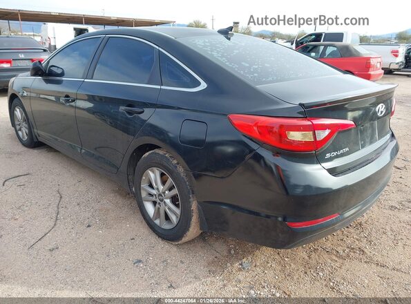 5NPE24AF3GH291018 2016 HYUNDAI SONATA Черный Задняя левая четверть