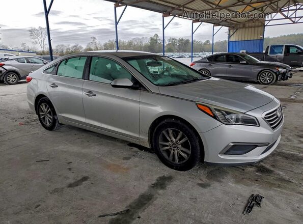 5NPE24AF3GH315334 2016 HYUNDAI SONATA Серебряный Передняя правая четверть