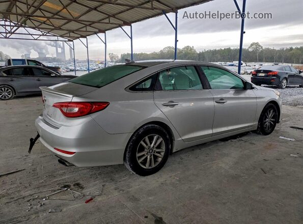 5NPE24AF3GH315334 2016 HYUNDAI SONATA Серебряный Задняя правая четверть