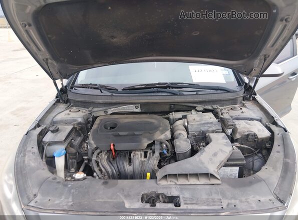5NPE24AF4JH699728 2018 HYUNDAI SONATA Gray Widok z tyłu
