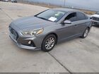 2018 Hyundai Sonata Se Gray vin: 5NPE24AF4JH699728