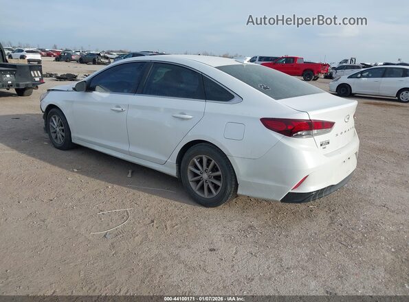 5NPE24AF5JH623497 2018 HYUNDAI SONATA White Tył lewy
