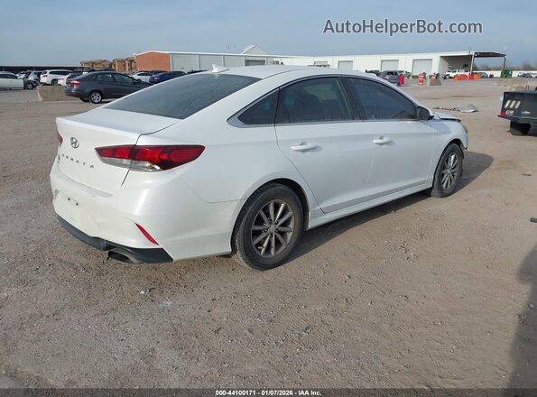 5NPE24AF5JH623497 2018 HYUNDAI SONATA White Tył prawy
