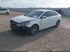 2018 Hyundai Sonata Se White vin: 5NPE24AF5JH623497