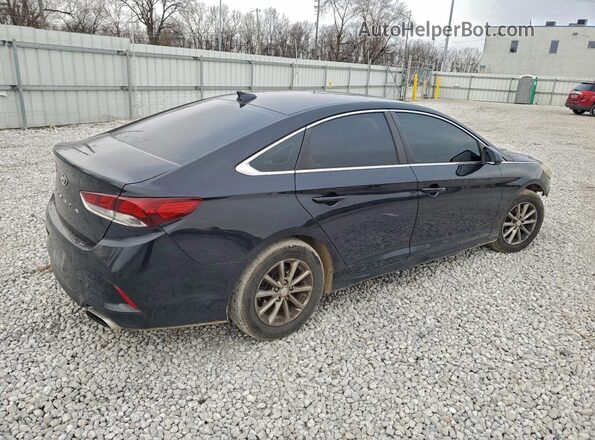 5NPE24AF5JH630904 2018 HYUNDAI SONATA Черный Задняя правая четверть