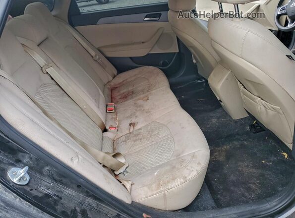 5NPE24AF5JH630904 2018 HYUNDAI SONATA Черный Вид задних сидений