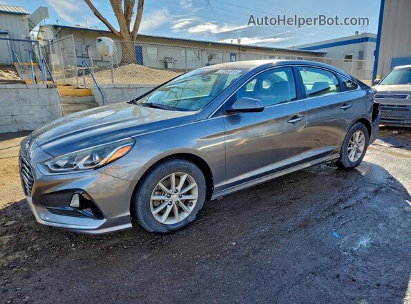 5NPE24AF5KH748498 2019 HYUNDAI SONATA Угольный Передняя левая четверть