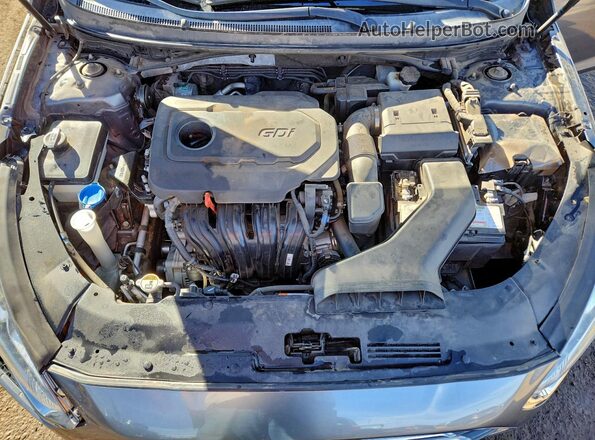 5NPE24AF5KH748498 2019 HYUNDAI SONATA Угольный Вид задней части салона