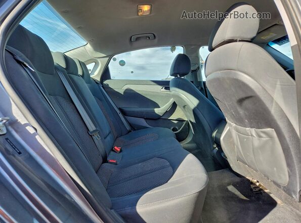 5NPE24AF5KH748498 2019 HYUNDAI SONATA Угольный Вид задних сидений