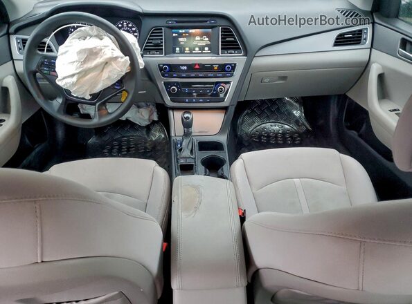 5NPE24AF6GH373924 2016 HYUNDAI SONATA Белый Вид панели приборов