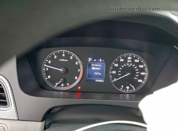 5NPE24AF6GH373924 2016 HYUNDAI SONATA Белый Вид щитка приборов