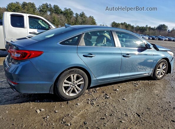 5NPE24AF7GH432740 2016 HYUNDAI SONATA Синий Задняя правая четверть