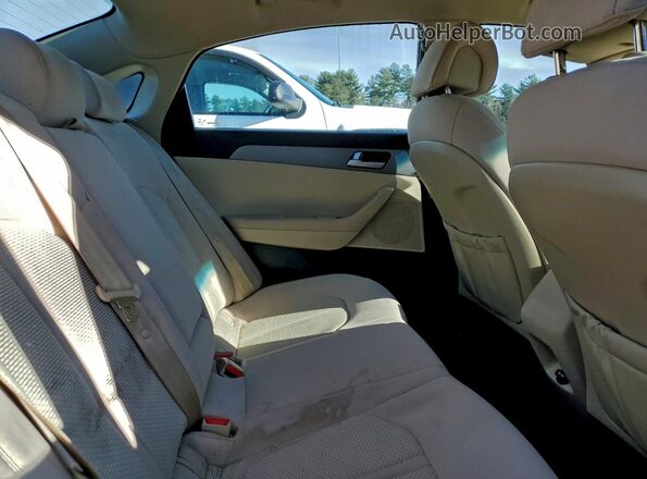 5NPE24AF7GH432740 2016 HYUNDAI SONATA Синий Вид задних сидений