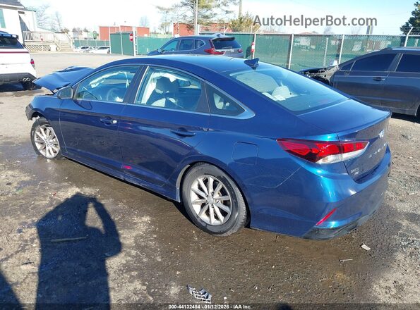 5NPE24AF8KH799672 2019 HYUNDAI SONATA Navy Задняя левая четверть