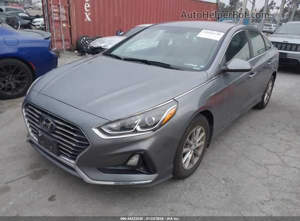 5NPE24AFXJH688507 2018 HYUNDAI SONATA Gray Przód lewy