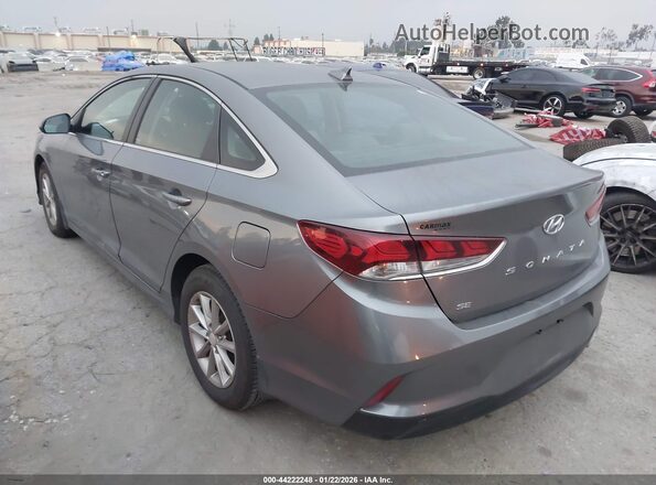 5NPE24AFXJH688507 2018 HYUNDAI SONATA Gray Tył lewy