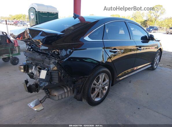 5NPE34AF0KH731069 2019 HYUNDAI SONATA Black Trasero derecho